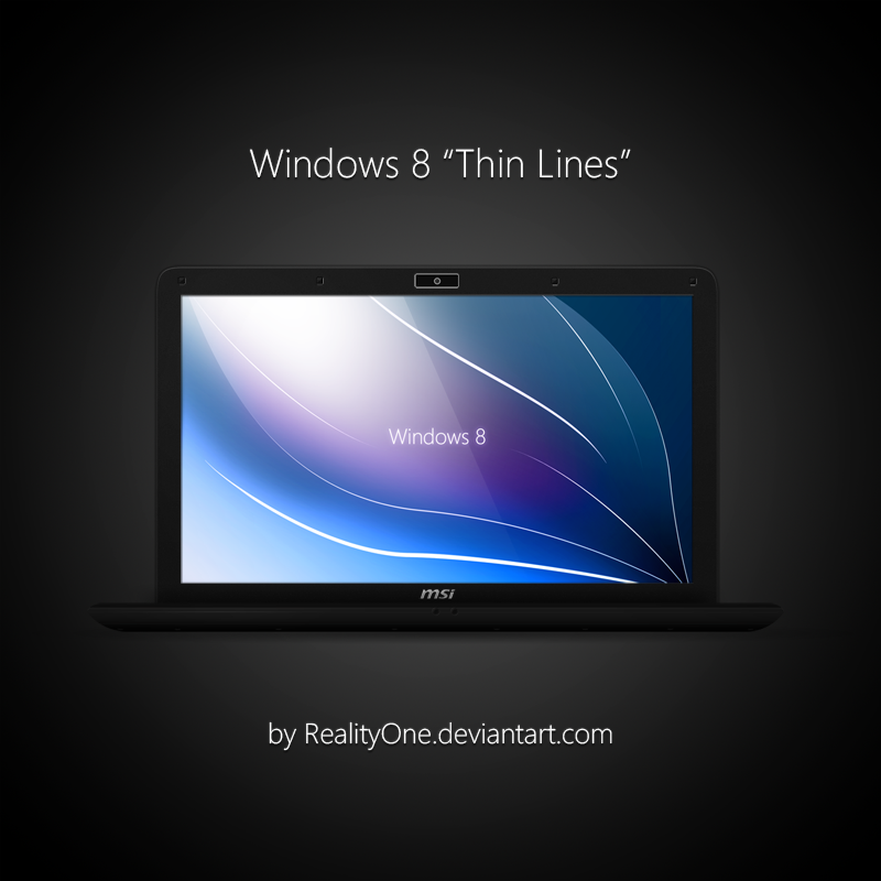 Windows 8 'Thin Lines'