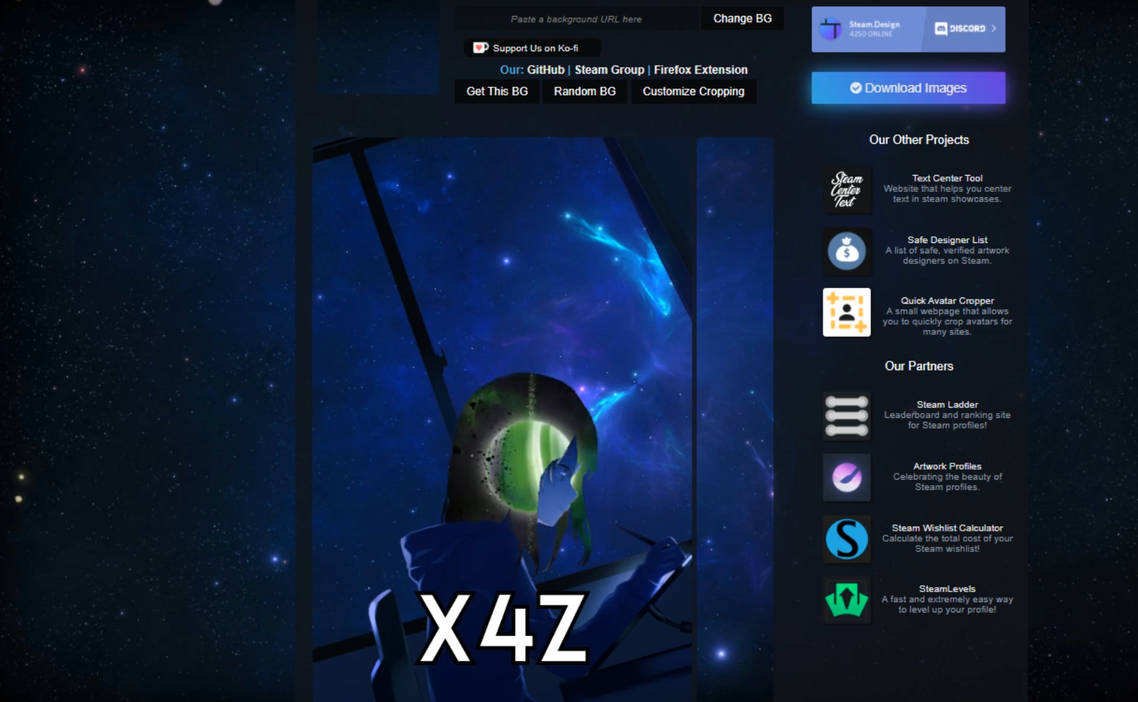 Animated Galaxy Space Steam Artwork By Realx4z On Deviantart Works on background image url. animated galaxy space steam artwork