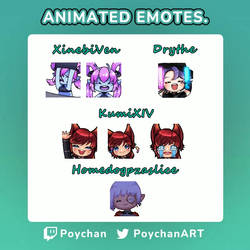 Animated Emotes Commission.