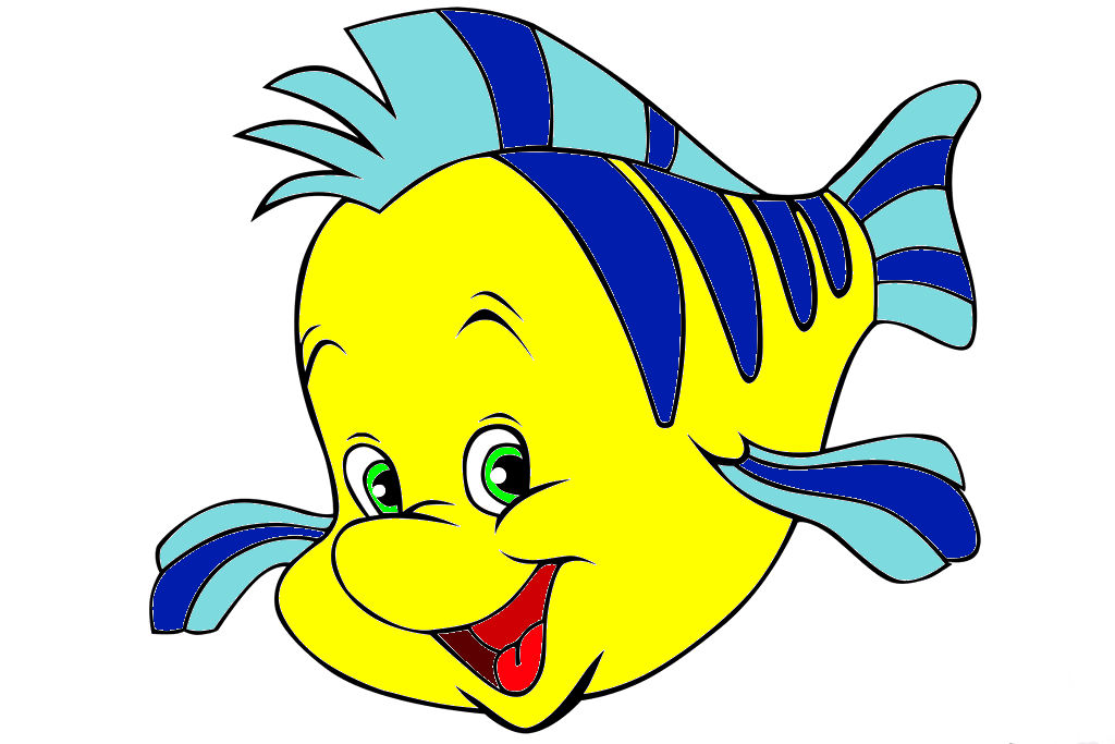 Flounder from Ariel by on DeviantArt