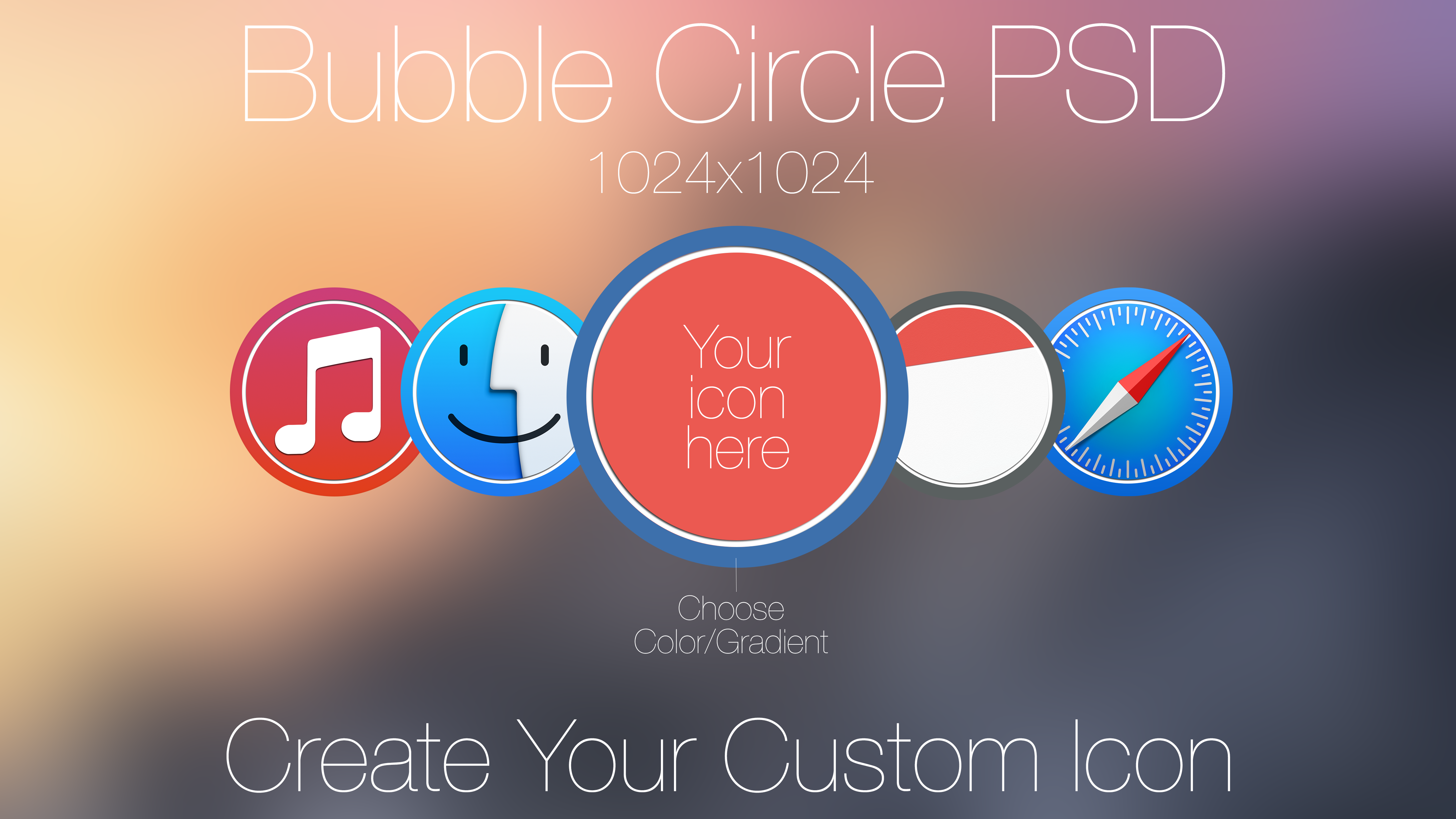 Bubble Cirlce PSD