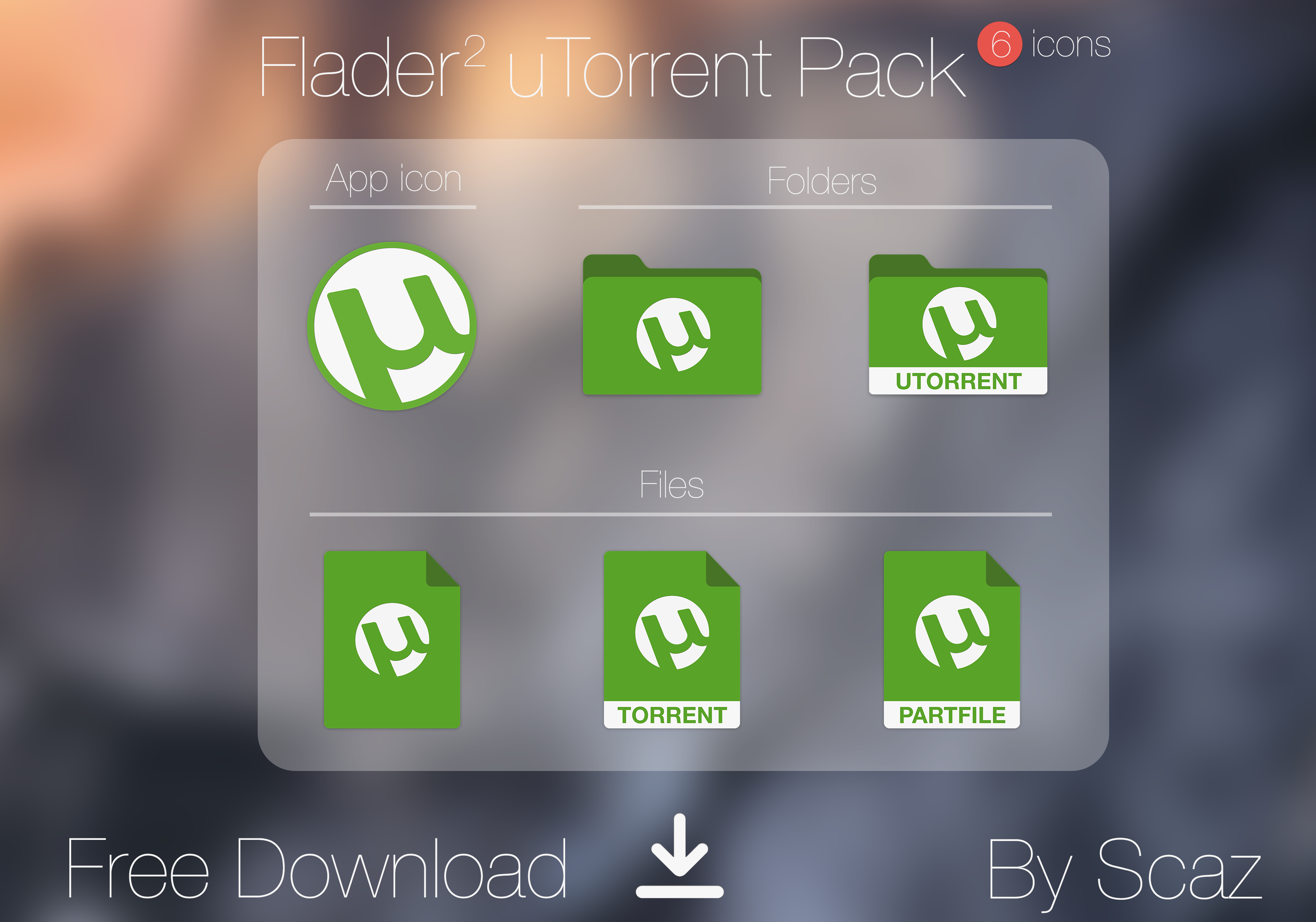 Flader 2 : uTorrent Pack (icon, folders, files)