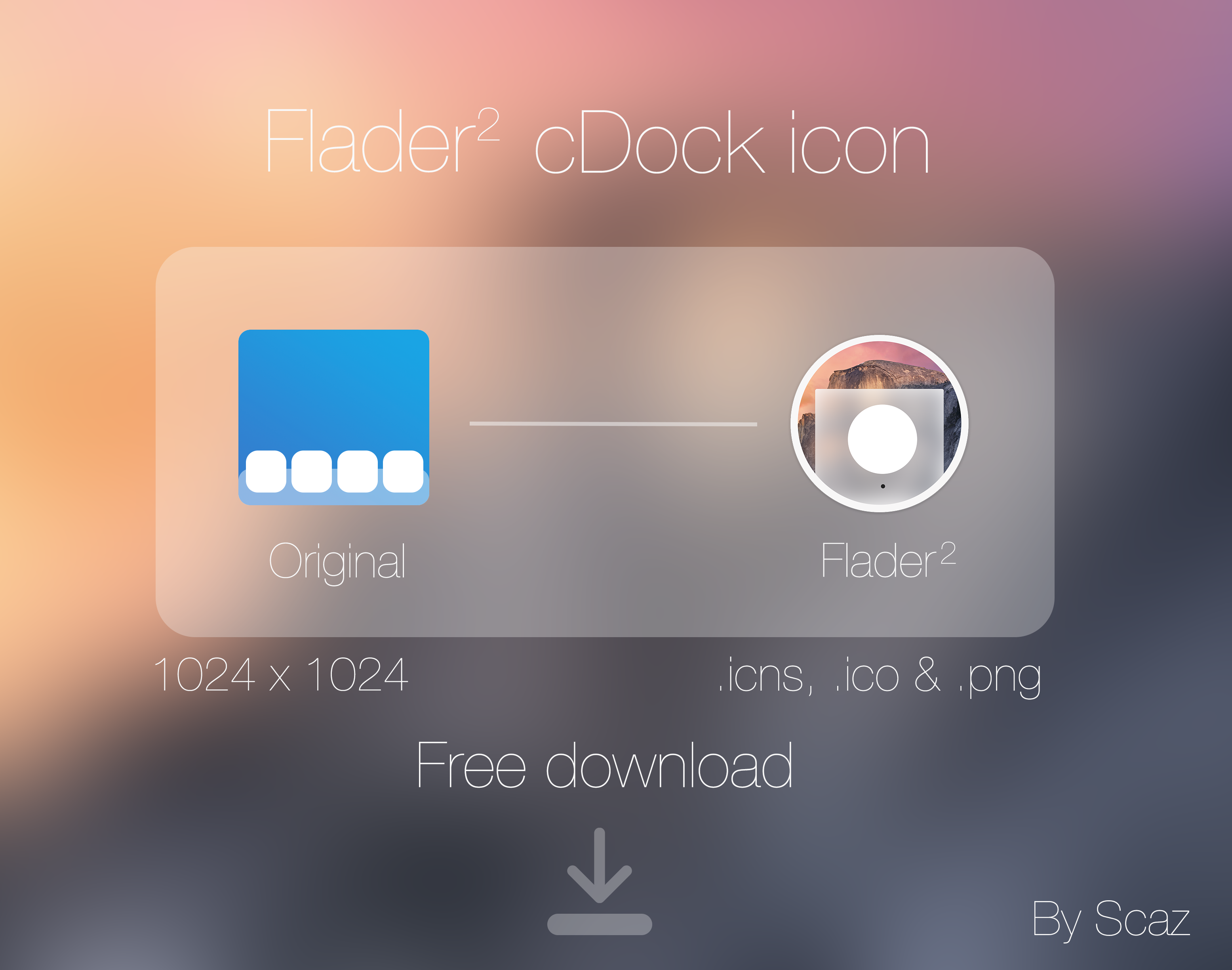 Flader 2 : cDock icon app