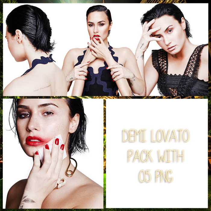 Demi Lovato Pack PNG #6