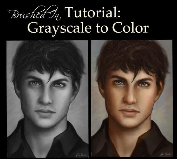 Grayscale to Color painting Tutorial by feavre