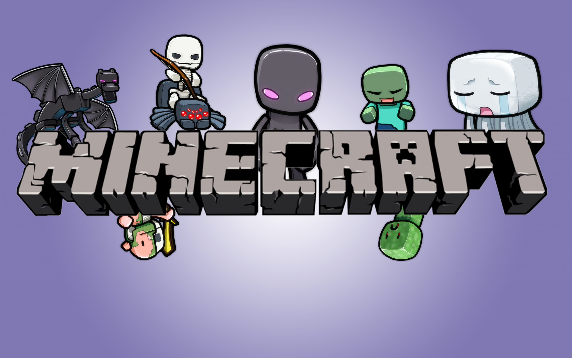 Minecraft Cartoon Wallpapers [15 colors] by Gamex101 on DeviantArt