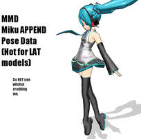 MMD - Miku APPEND Pose Data