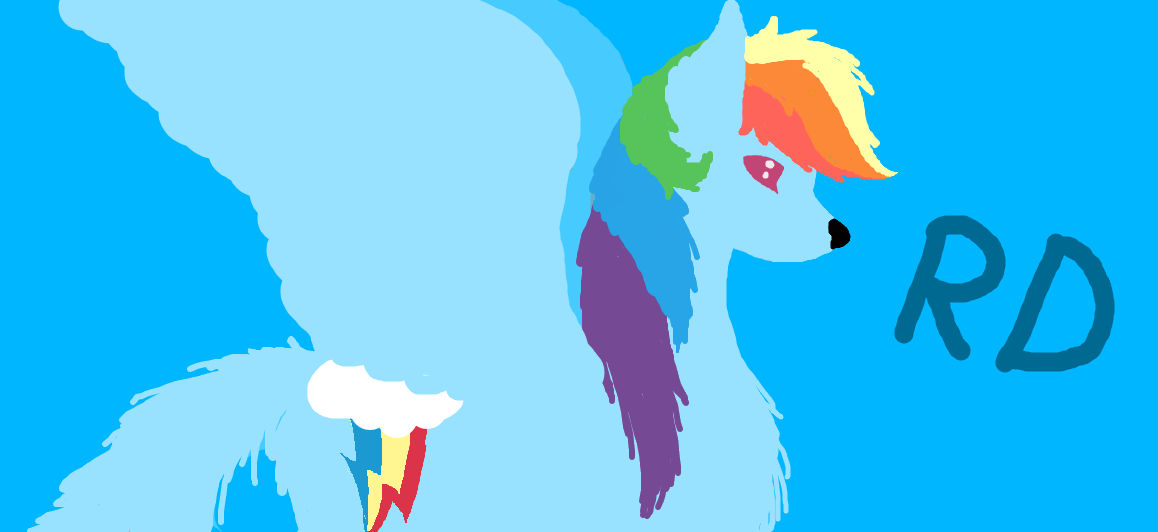 Wolf Rainbow dash by Viisrah on DeviantArt