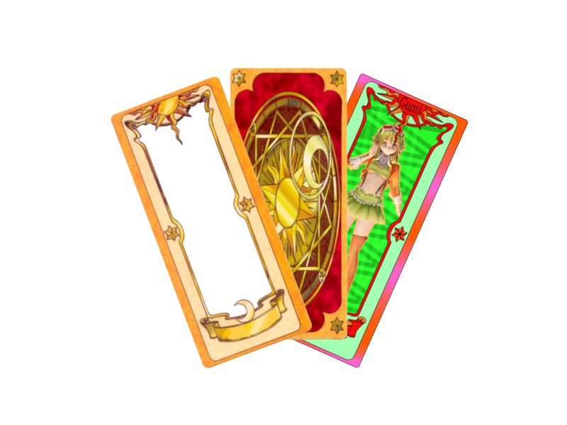 MMD Clow Card Template ver 1.0 DL