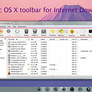 IDM Mac OS X toolbar