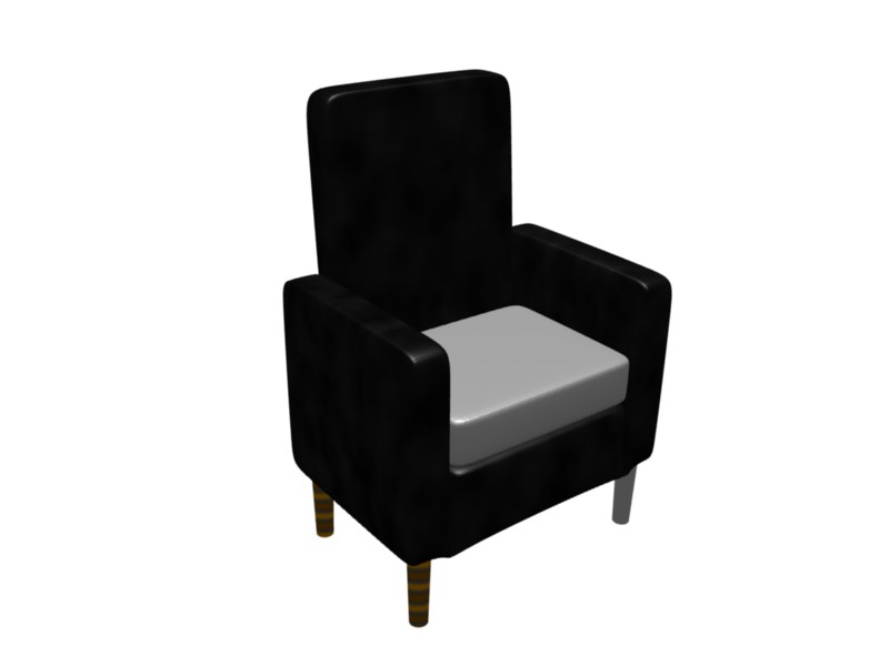 Blender Chair Model 2