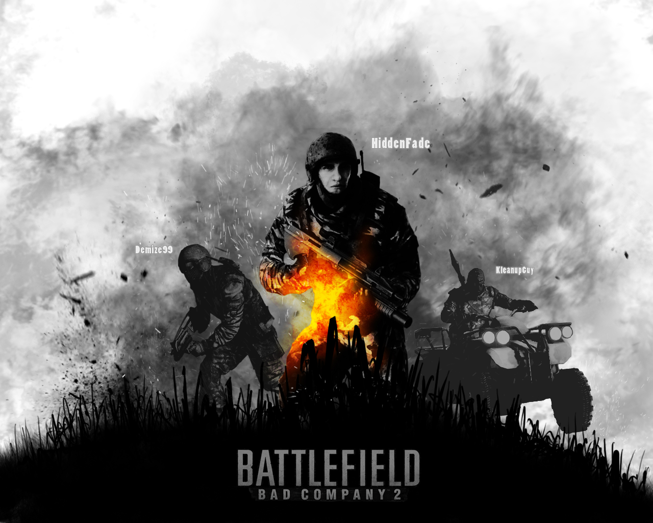 BF Bad Company 2 Fan-Wallpaper