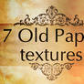 7 Old Paper textures