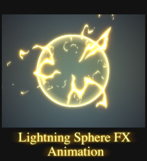 Lightning Sphere FX Animation.