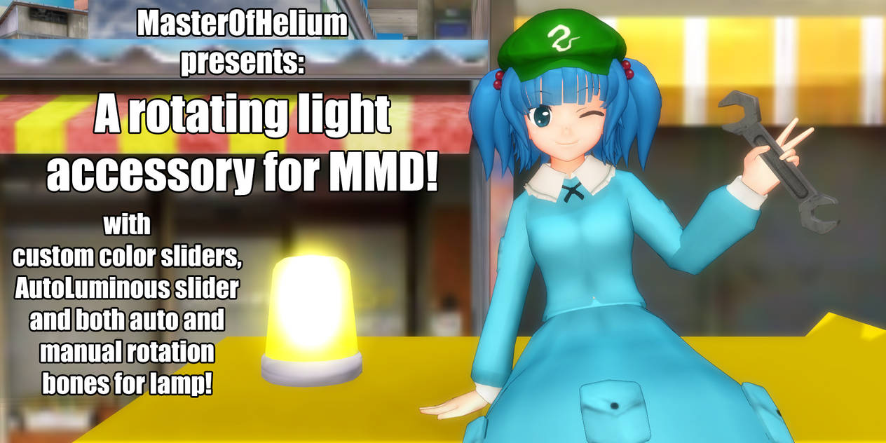 [MMD accessory download] Rotating light by MasterOfHelium on DeviantArt