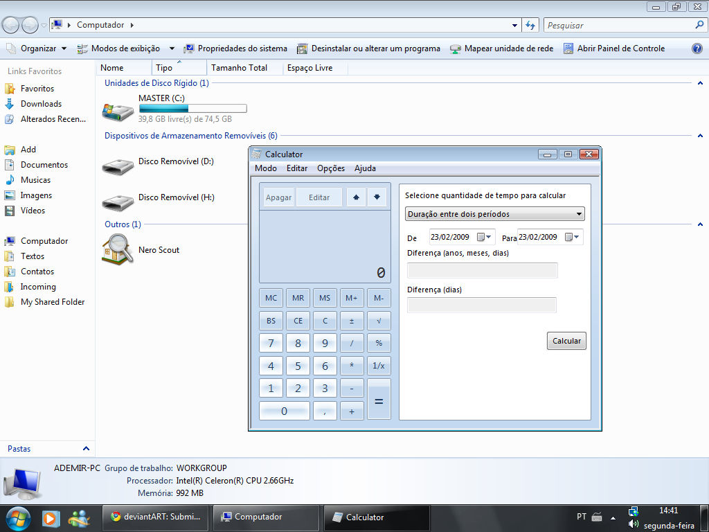 Calculadora do Windows 7 PtBr by Add7 on DeviantArt