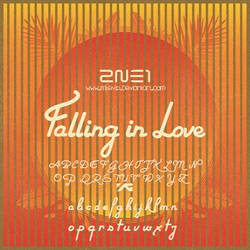 FONT 2NE1 (falling in love)