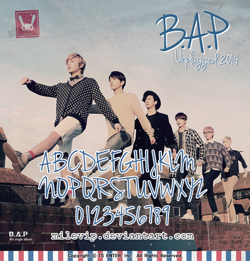 B.A.P Unplugged FONT