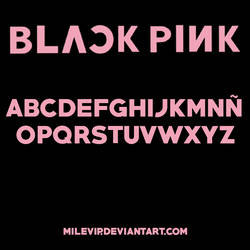 BLACKPINK font
