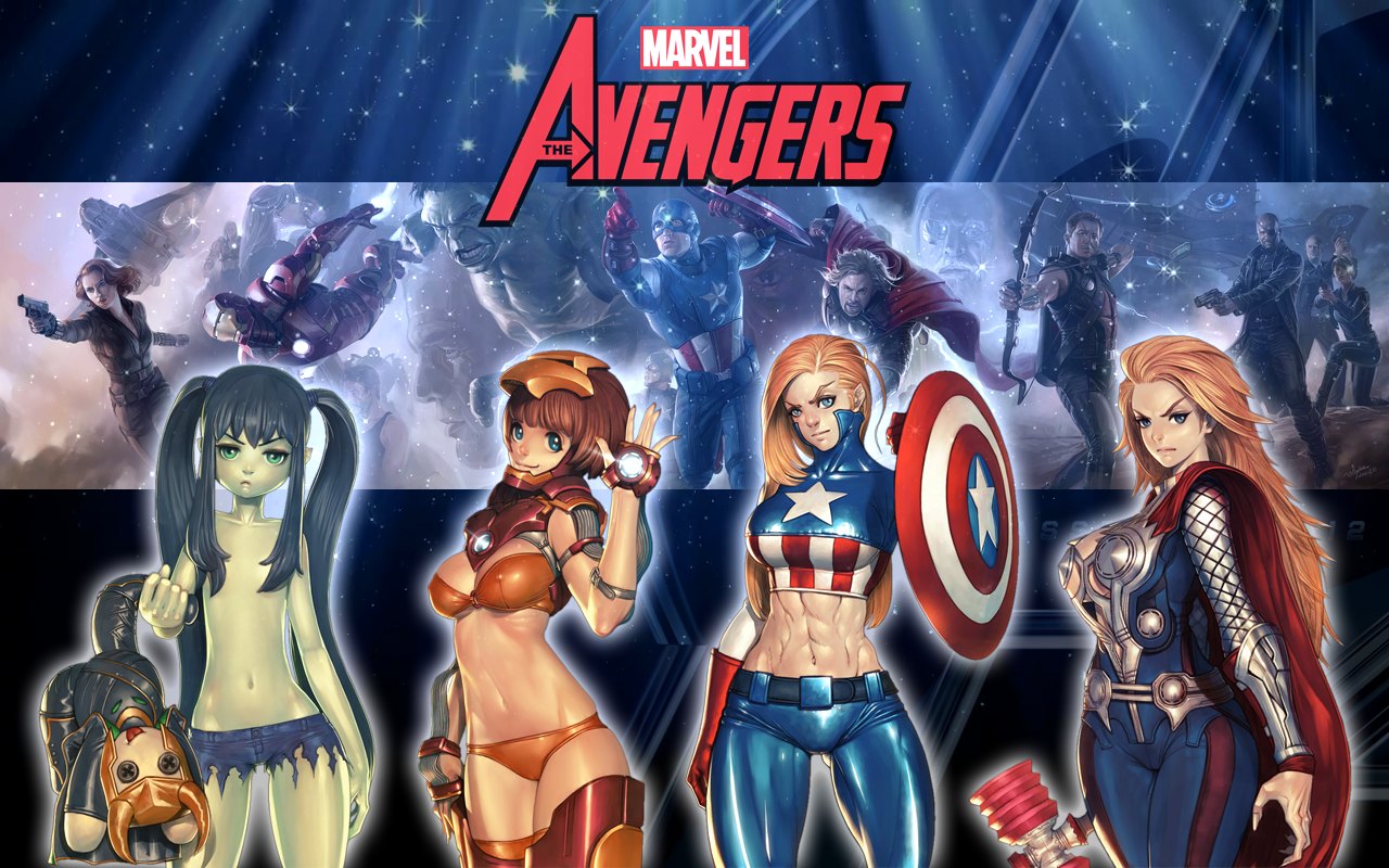 American avenger crazy collection of many fetishes
