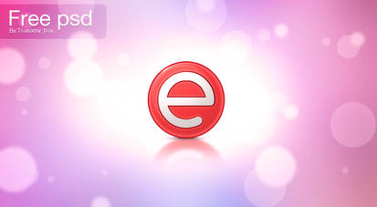 e logo free psd