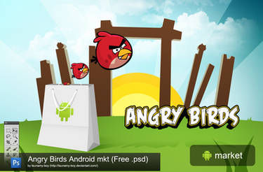 FREE PSD angry birds android