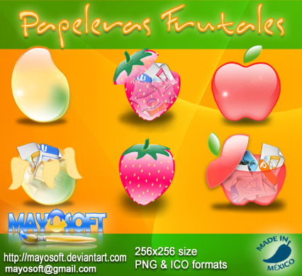 Papeleras Frutales