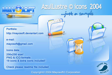 AzulLustre icons 2004