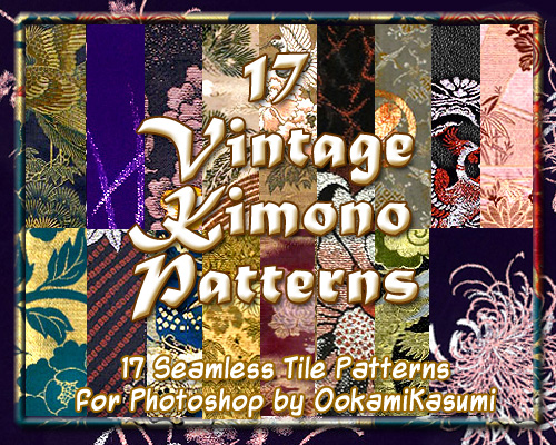 17 Vintage Kimono Patterns