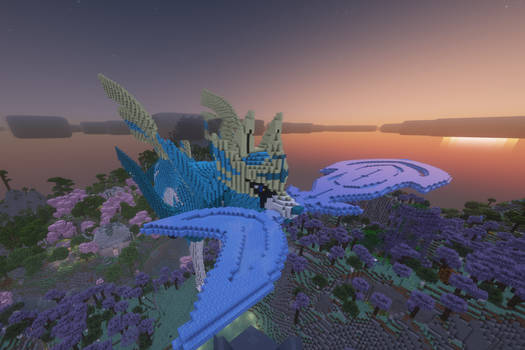Minecraft Shiny Crowned Zacian Build Schematic