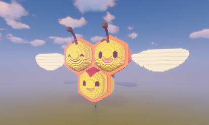 Minecraft Combee Build Schematic