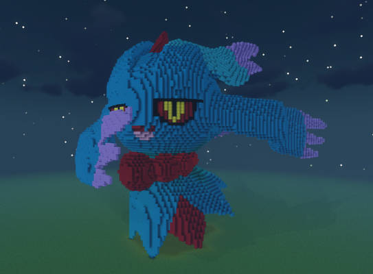 Minecraft Flutter Mane Build Schematic
