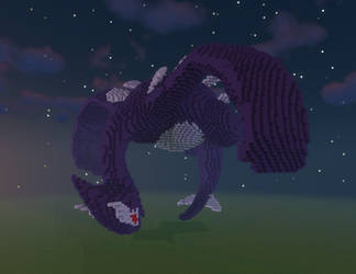 Minecraft Shadow Lugia Build Schematic