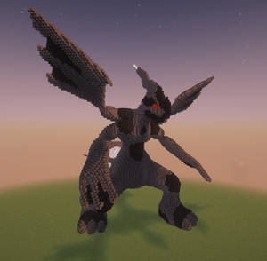 Minecraft Zekrom Build Schematic