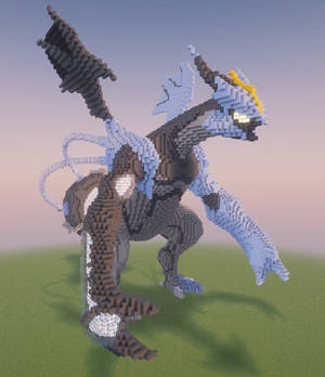Minecraft Black Kyurem Build Schematic