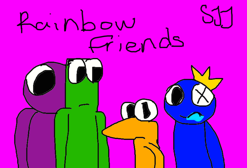 Rainbow friends roblox  Friends wallpaper, Rainbow, Drawings of friends