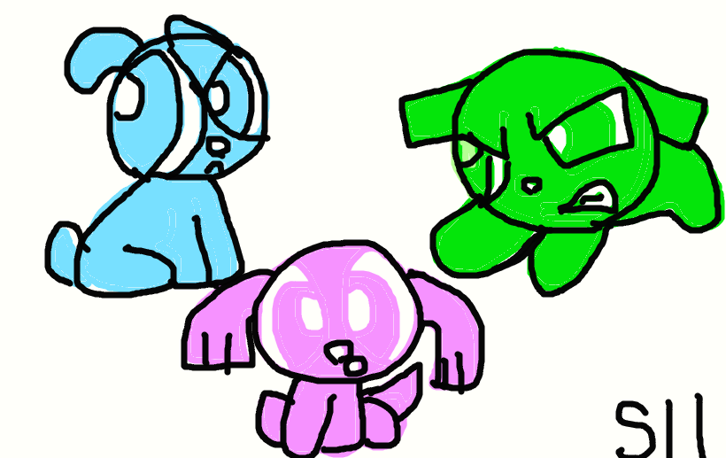 Power Pup Doodles (Remake Version) by Stacey-11 on DeviantArt