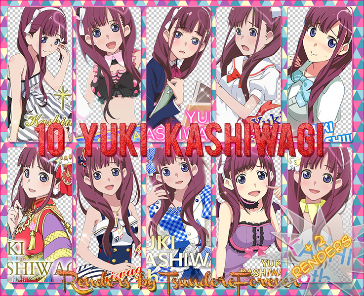 10 Yuki Kashiwagi Render Pack