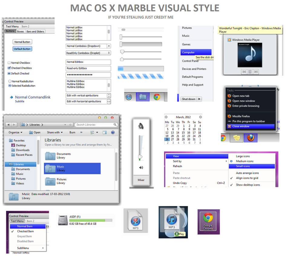 mac style icons windows 7
