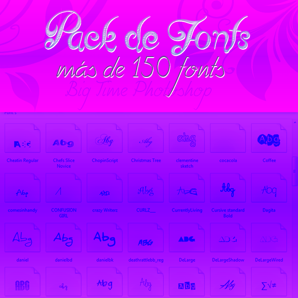 Pack de Font's