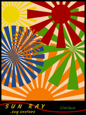 sun ray: svg vectors by istarlome on DeviantArt