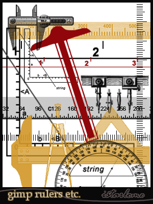 gimp ruler brushes