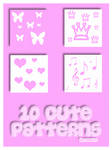 10 cute patterns by Sweet83