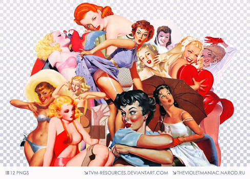 PNG PACK #14/PIN UP GIRLS