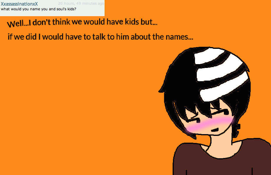 Answer #66 by Ask-DeaththeKid-Now on DeviantArt