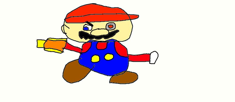 Cyborg Mario (ART) by ClassicKnuckles124 on DeviantArt