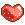 Heart red small