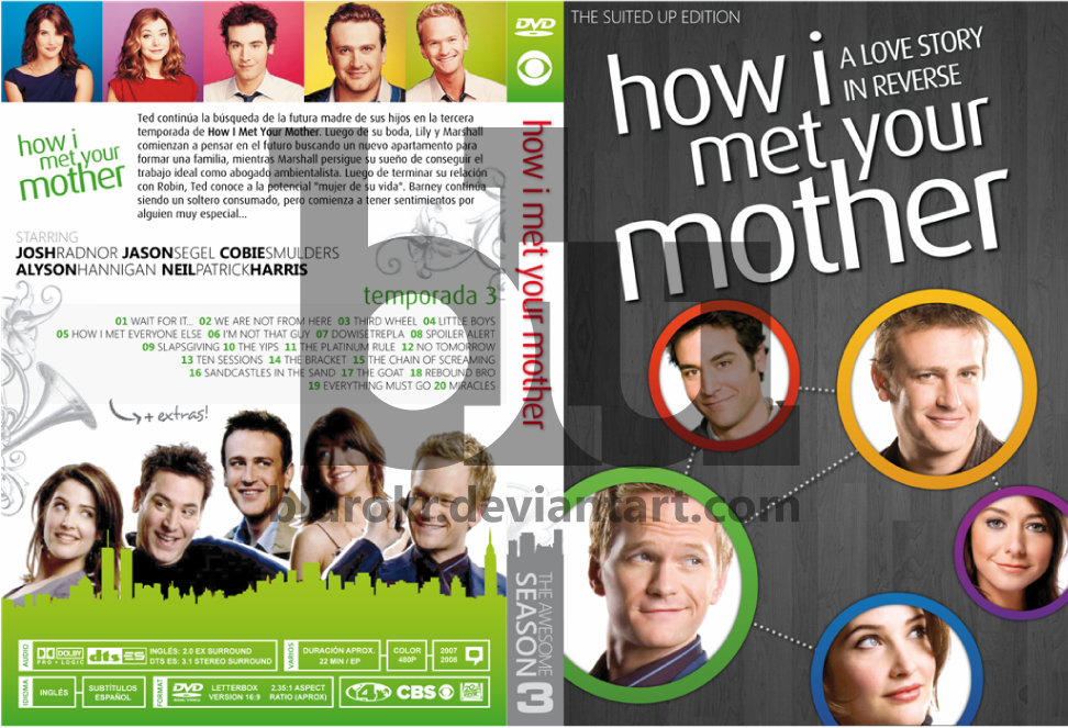 HIMYM Season 3 Custom DVD Cover