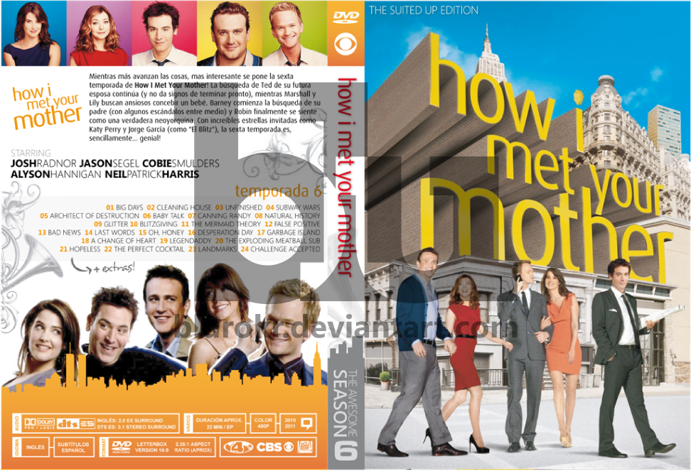 HIMYM Season 6 Custom DVD Cover