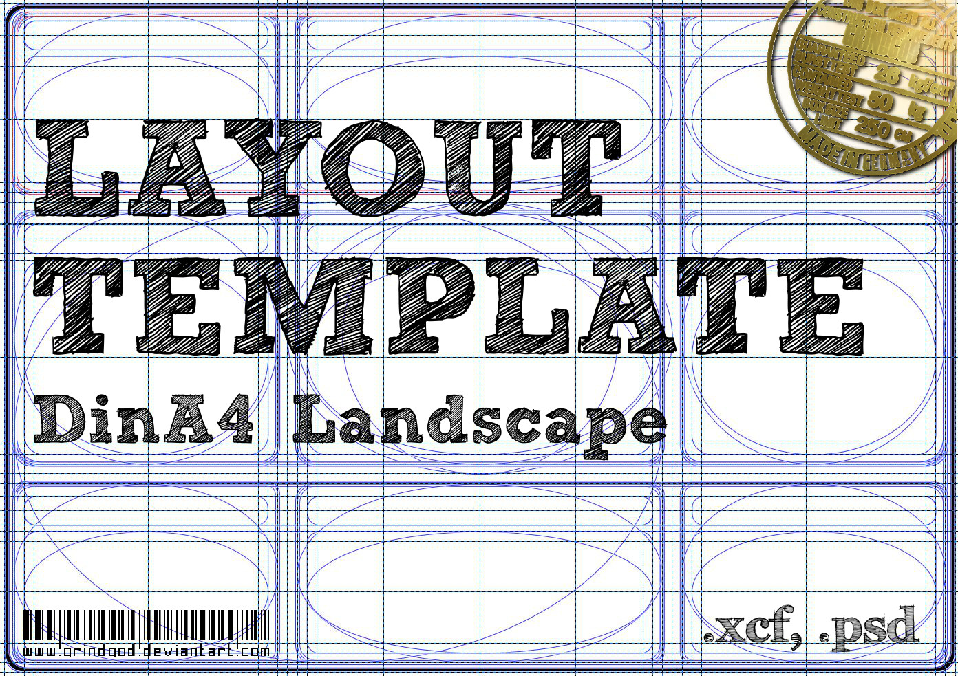 Din A4 Layout Template